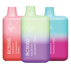 BC5000 Zero Nicotine Sampler Pack flavors