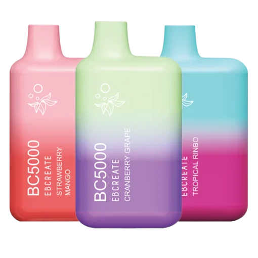 BC5000 Zero Nicotine Sampler Pack flavors