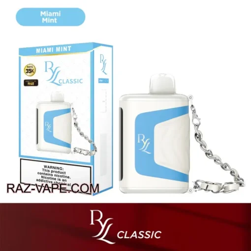 Miami Mint RAZ RYL CLASSIC 35000 PUFFS DISPOSABLE VAPE