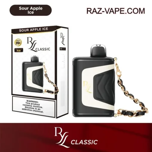 Peach Passionfruit RAZ RYL CLASSIC 35000 PUFFS DISPOSABLE VAPE