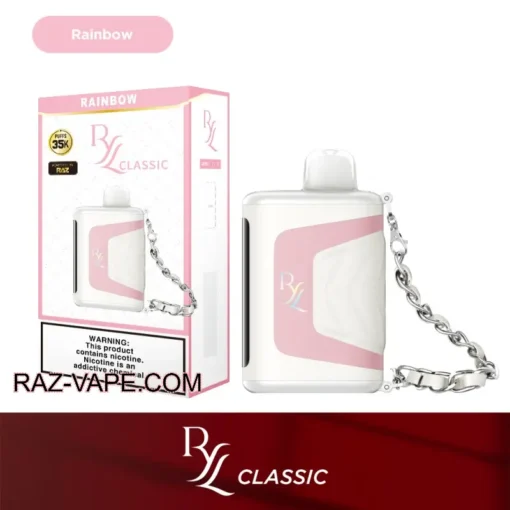 Rainbow RAZ RYL CLASSIC 35000 PUFFS DISPOSABLE VAPE