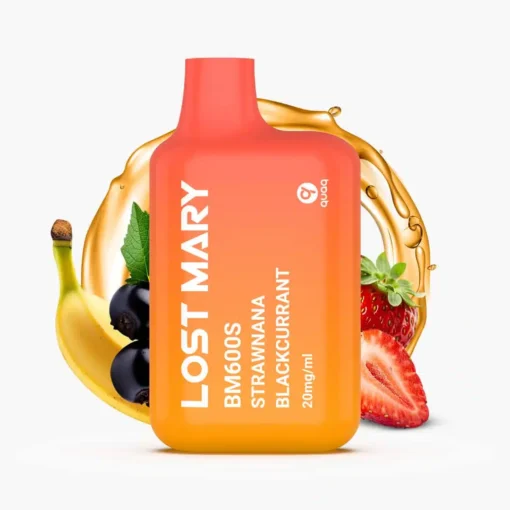 Lost Mary BM600s Strawnana Blackcurrant Disposable Vape