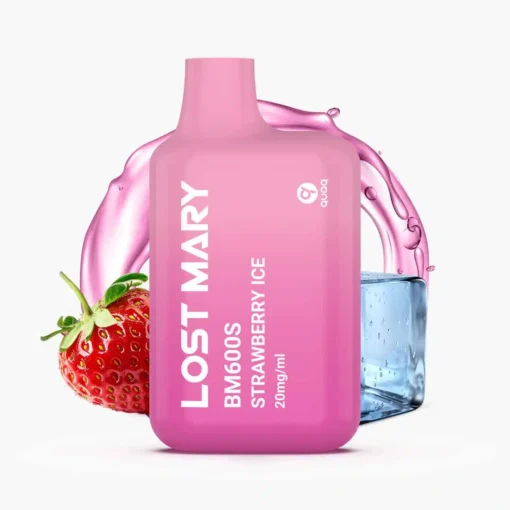 Lost Mary BM600s Strawberry Ice Disposable Vape